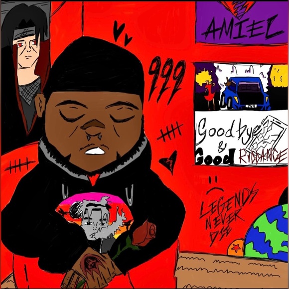 Juice Wrld Inspiration Art 🧃🌏 - Picture 1 of 1